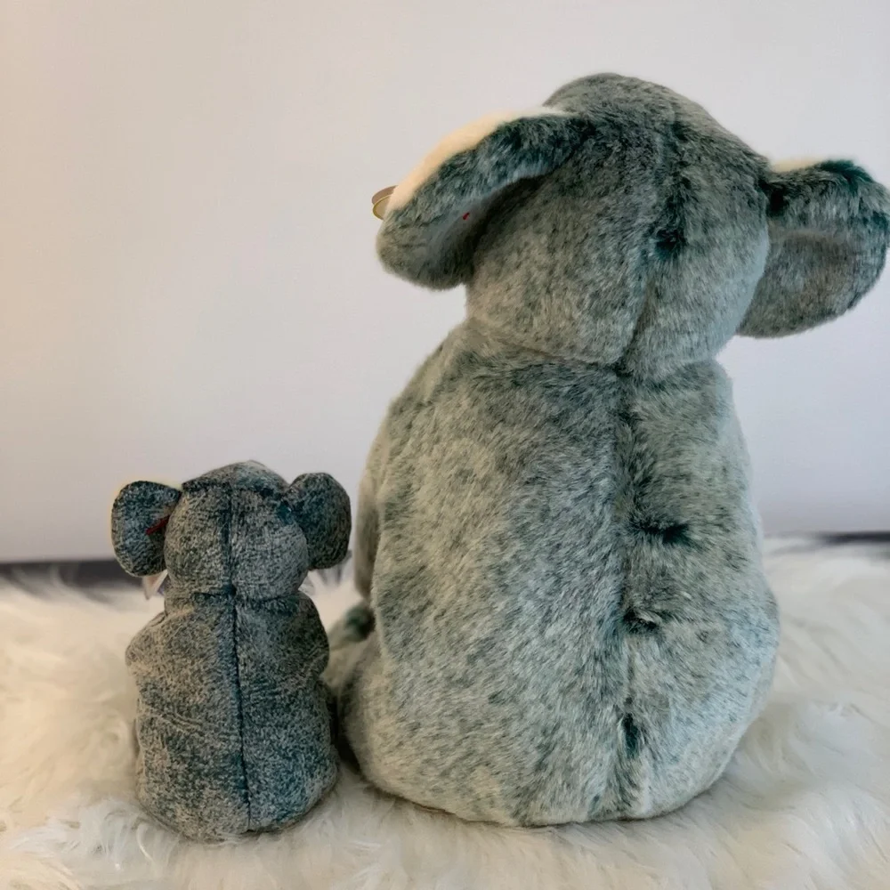 Ty (30) Koala Plush Pair in Green and Cream “Eucalyptus” - Picture 4 of 16